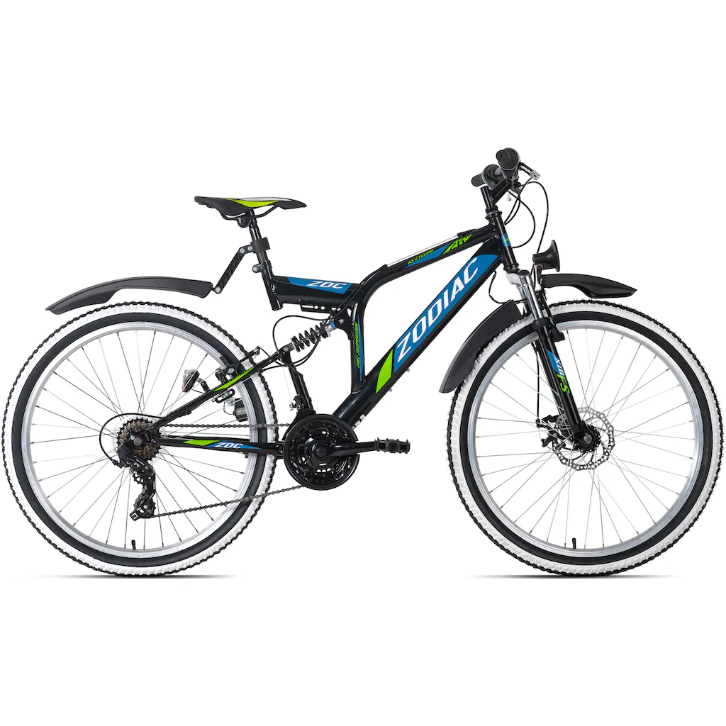 KS Cycling Mountainbike »Zodiac« 21 Gang Shimano Tourney Schaltwerk Kettenschaltung für Damen und Herren Kettenschaltung auf Raten 2025