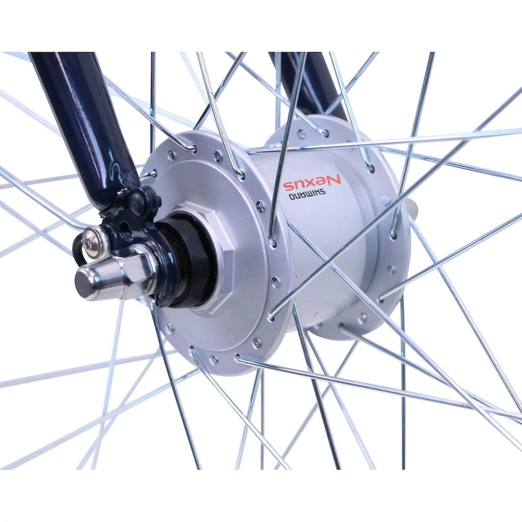 HAWK Bikes Cityrad »CityTrek Easy Blue Gent« 7 Gang Shimano Tourney Schaltwerk Kettenschaltung für Damen und Herren Kettenschaltung auf Raten Outlet