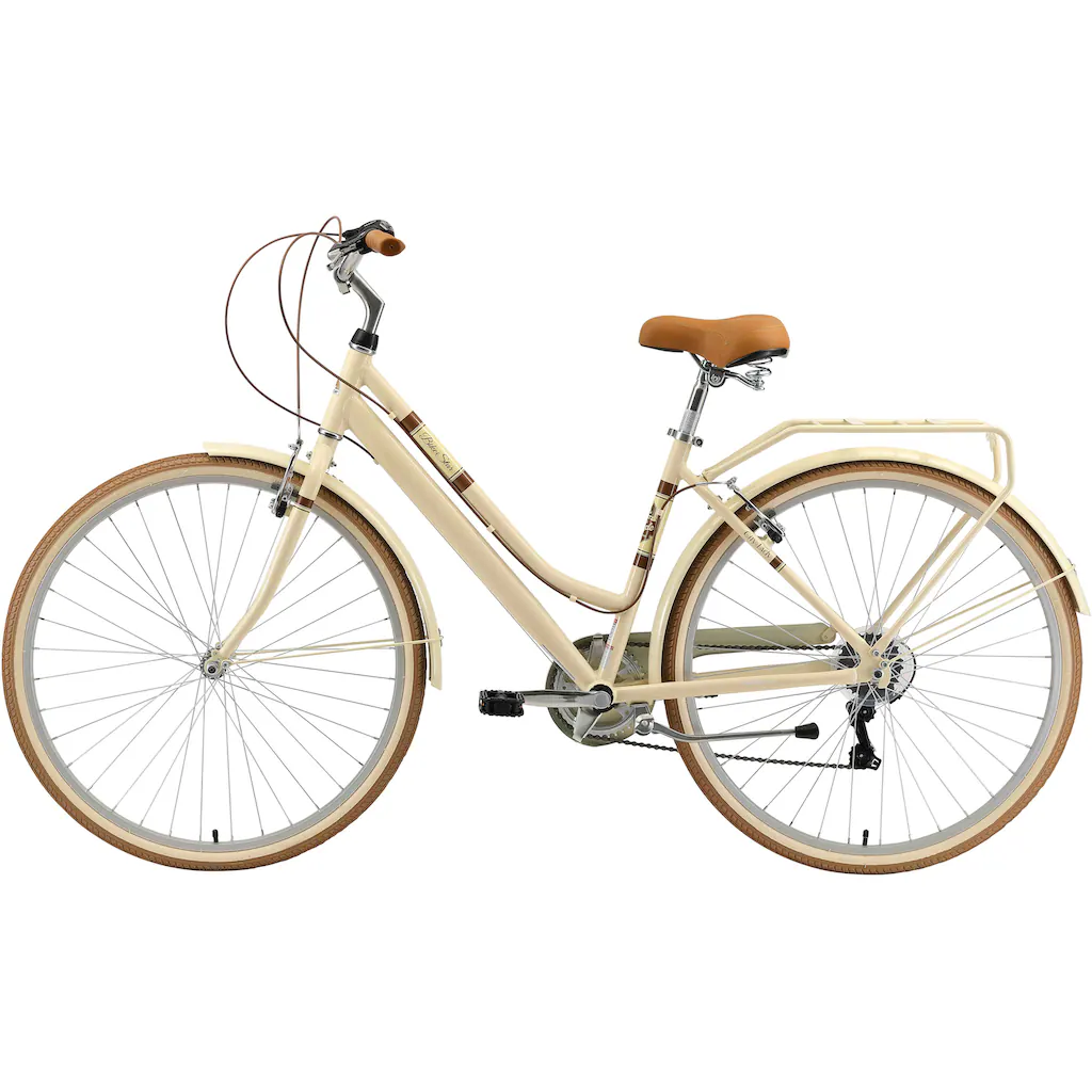 Bikestar Cityrad 7 Gang Shimano RD-TY21 Schaltwerk Kettenschaltung für Damen Kettenschaltung Großer Ausverkauf