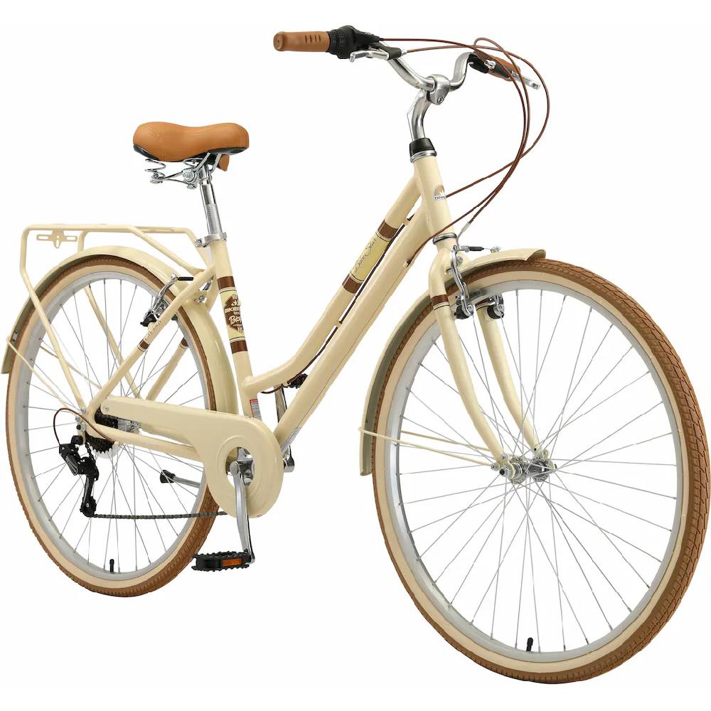 Bikestar Cityrad 7 Gang Shimano RD-TY21 Schaltwerk Kettenschaltung für Damen Kettenschaltung Großer Ausverkauf