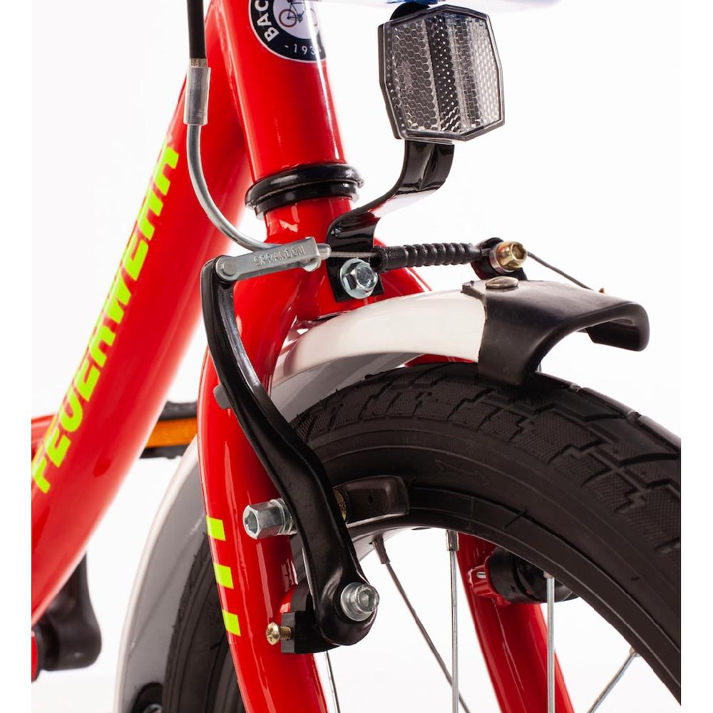 Bachtenkirch Kinderfahrrad »16" Feuerwehr« 1 Gang ohne Schaltung auf Rechnung online kaufen Osterangebot