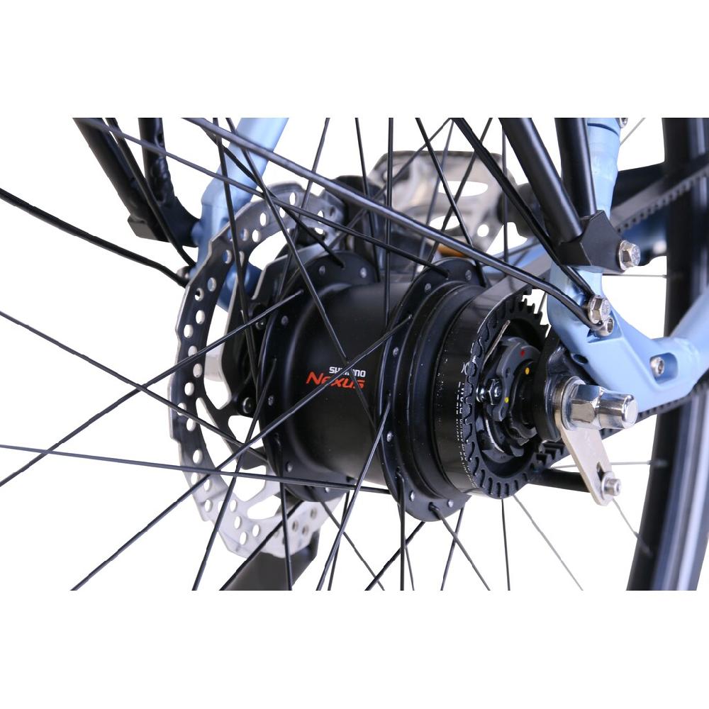 HAWK Bikes Trekkingrad »Trekking Lady Super Deluxe Skye blue« 8 Gang Shimano Nexus Schaltwerk für Damen und Herren Fabrikpreis