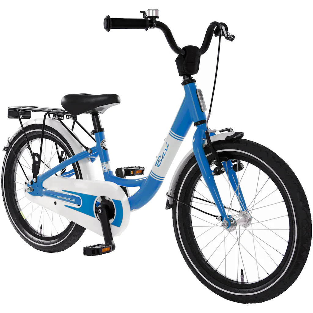 Bachtenkirch Kinderfahrrad »18" Baxi - blau« 1 Gang ohne Schaltung (Packung) Alu Kinderfahrrad mit Vollausstattung erhältlich in 14/16/18 Zoll auf Rechnung Neuheiten