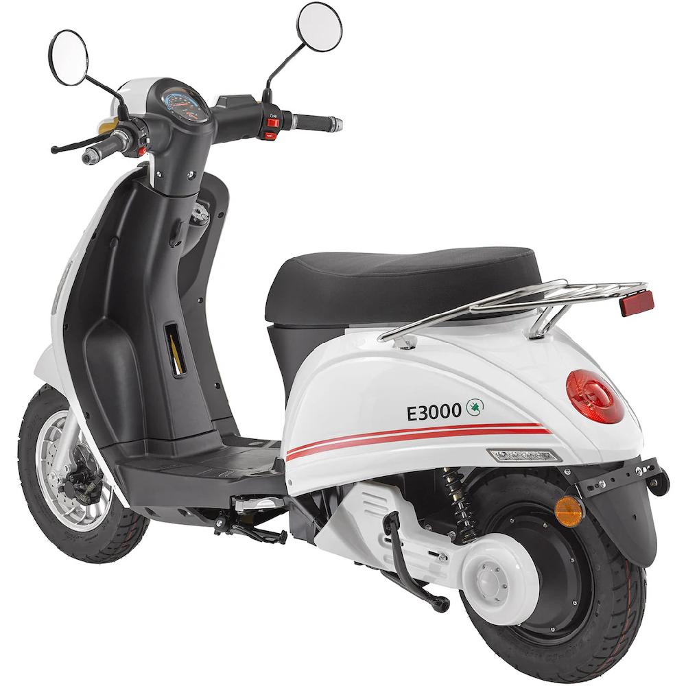 Luxxon E-Motorroller »E3000« bis zu 55 km Reichweite mit Straßenzul. 2 Sitzplätze Rabatte dieses Monats