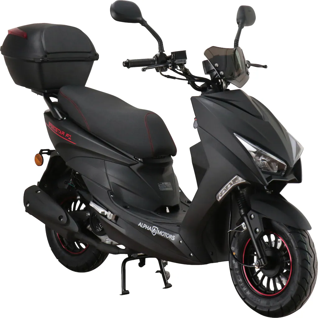 Alpha Motors Motorroller »Speedstar FI« 50 cm³ 25 km/h Euro 5 2 72 PS (mit Topcase) mit Lenkerschloss auf Rechnung online bestellen