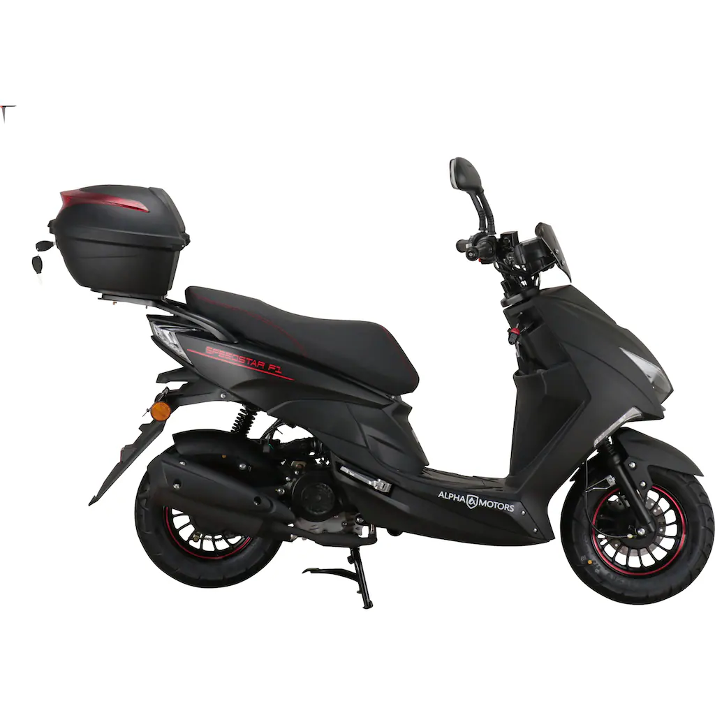 Alpha Motors Motorroller »Speedstar FI« 50 cm³ 25 km/h Euro 5 2 72 PS (mit Topcase) mit Lenkerschloss auf Rechnung online bestellen Hotsell