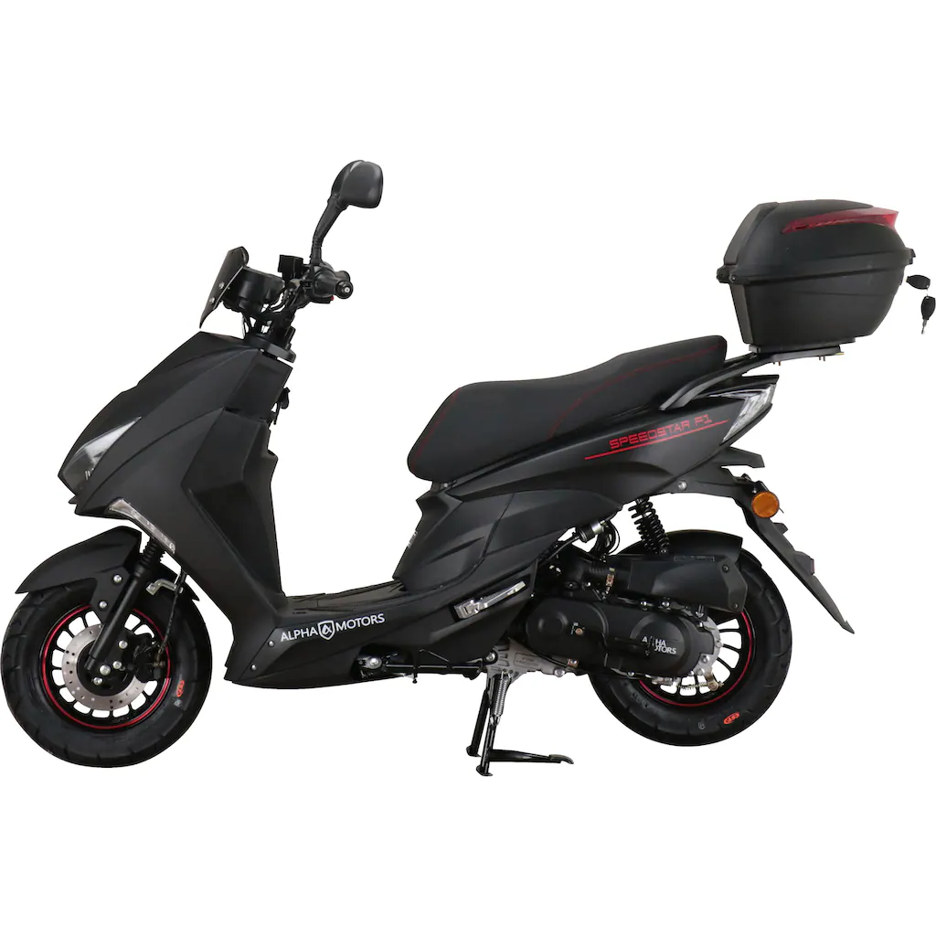 Alpha Motors Motorroller »Speedstar FI« 50 cm³ 25 km/h Euro 5 2 72 PS (mit Topcase) mit Lenkerschloss auf Rechnung online bestellen Hotsell