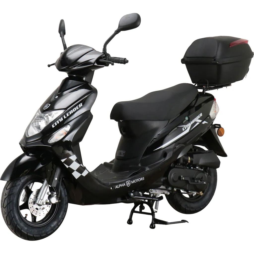 Alpha Motors Motorroller »CityLeader« 50 cm³ 45 km/h Euro 5 2 99 PS inkl. Topcase auf Raten Fabrikverkauf