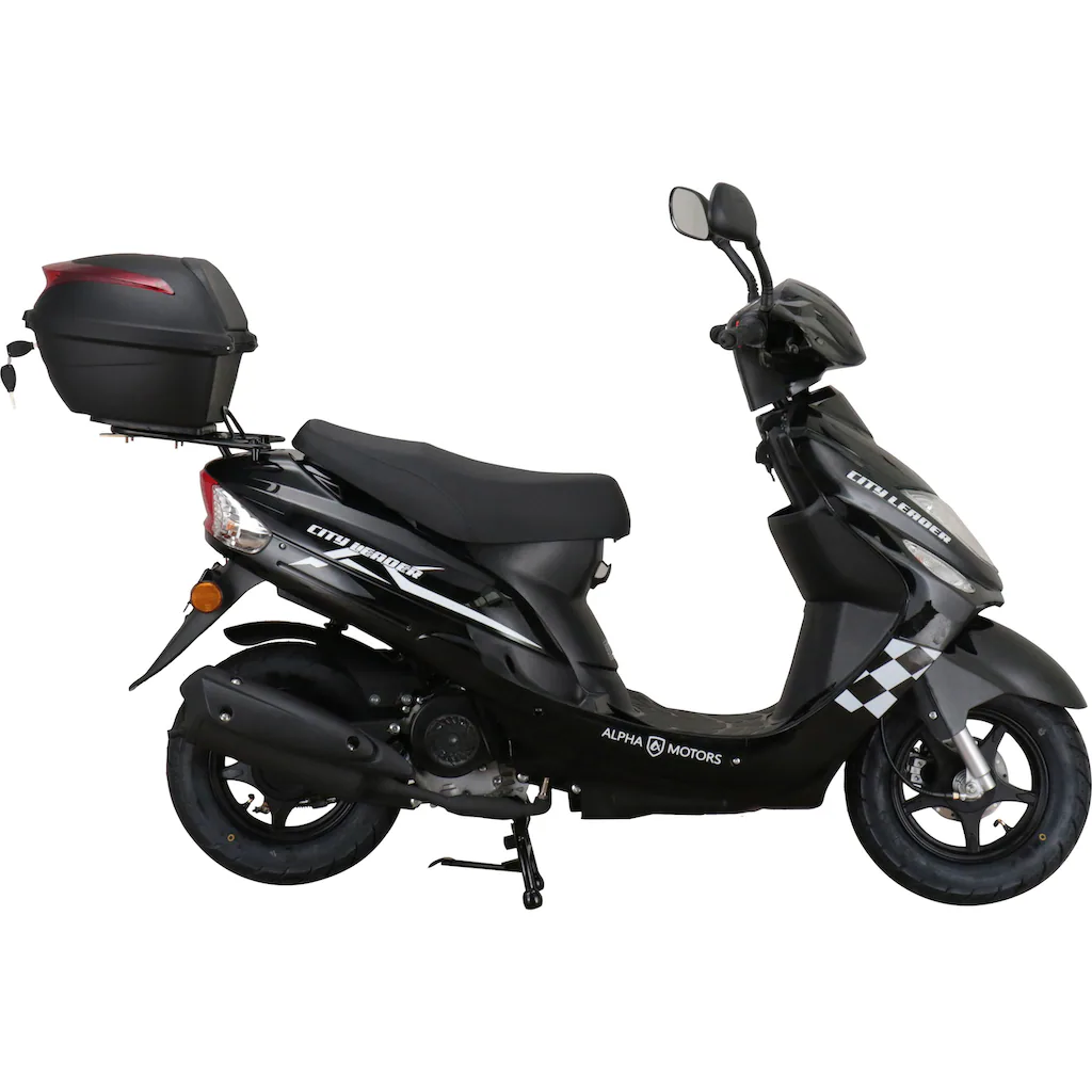 Alpha Motors Motorroller »CityLeader« 50 cm³ 45 km/h Euro 5 2 99 PS inkl. Topcase auf Raten Fabrikverkauf