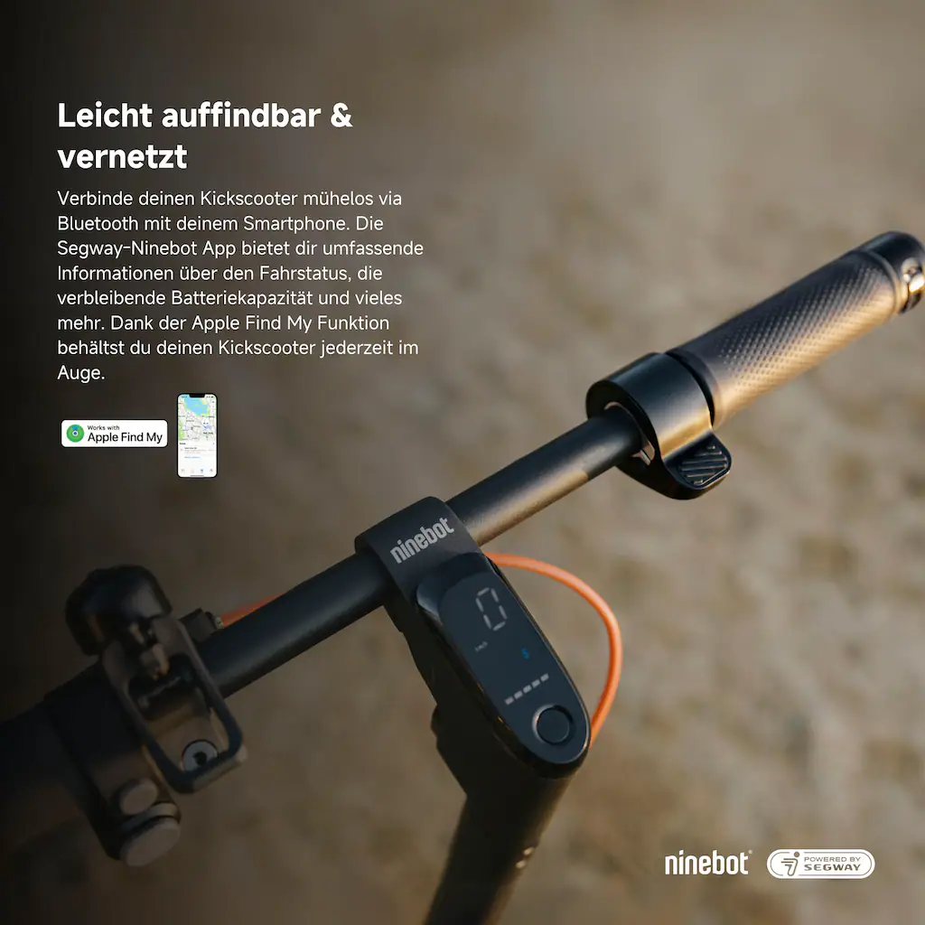 ninebot by Segway E-Scooter »KickScooter F2 PLUS D« Electric Scooter mit Straßenzulassung bis zu 55 km Reichweite Limitierter Zeitrabatt