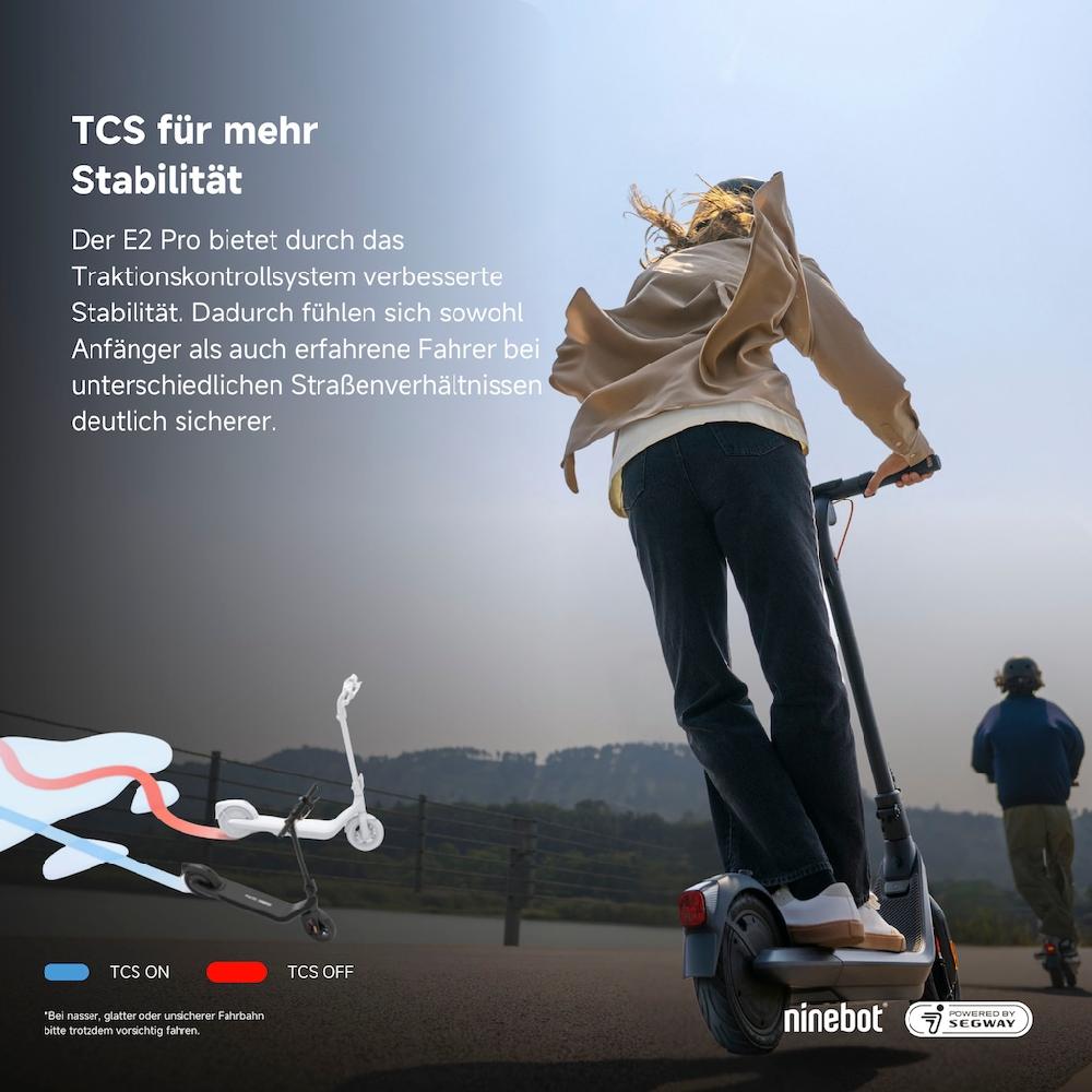 ninebot by Segway E-Scooter »KickScooter E2 PRO D« Electric Scooter mit Straßenzulassung bis zu 35 km Reichweite Fabrikpreis
