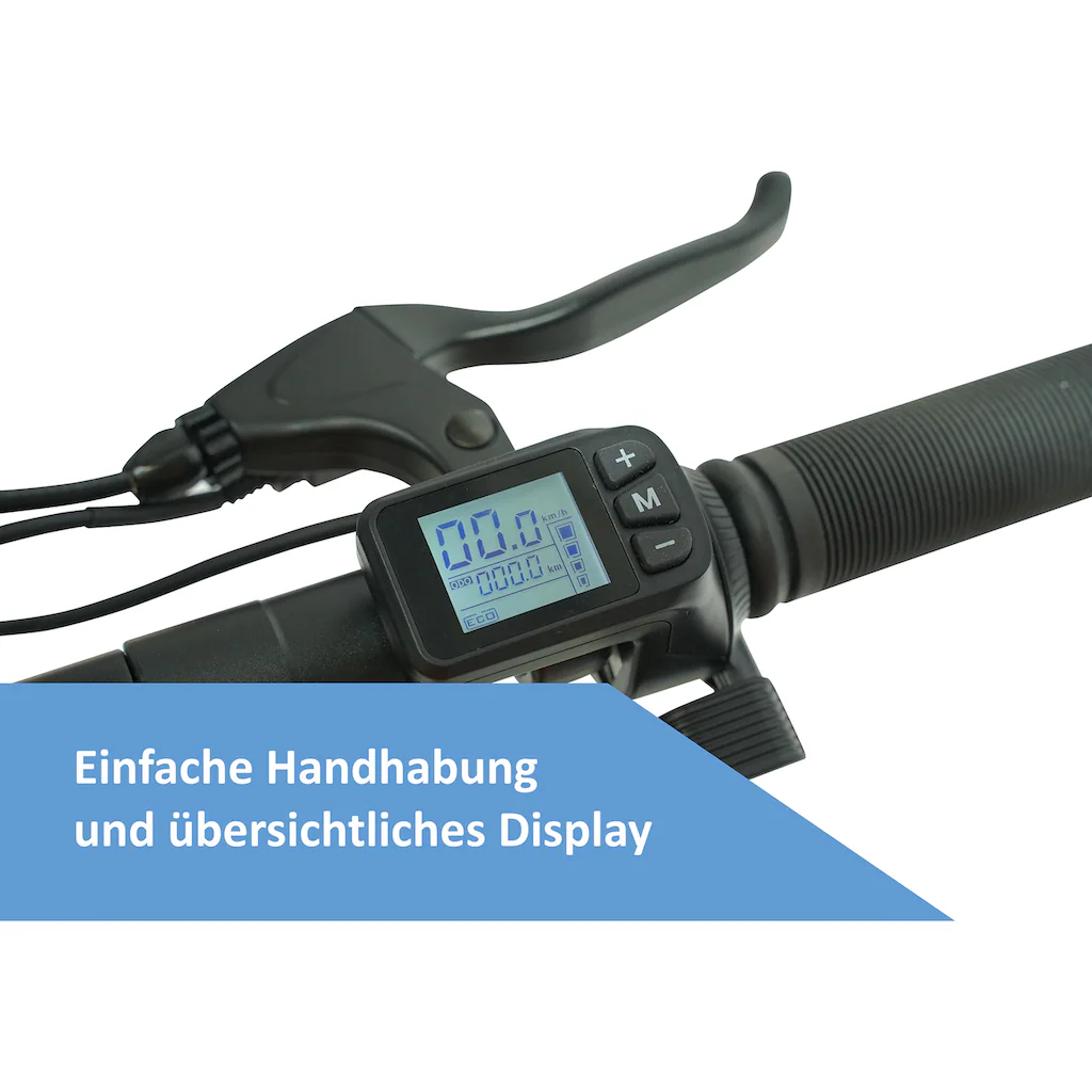 L.A. Sports E-Scooter »Speed Deluxe 7.8-350 ABE« 20 km/h 25 km mit Straßenzulassung bis zu 25 km Reichweite auf Rechnung online bestellen Sonderangebot