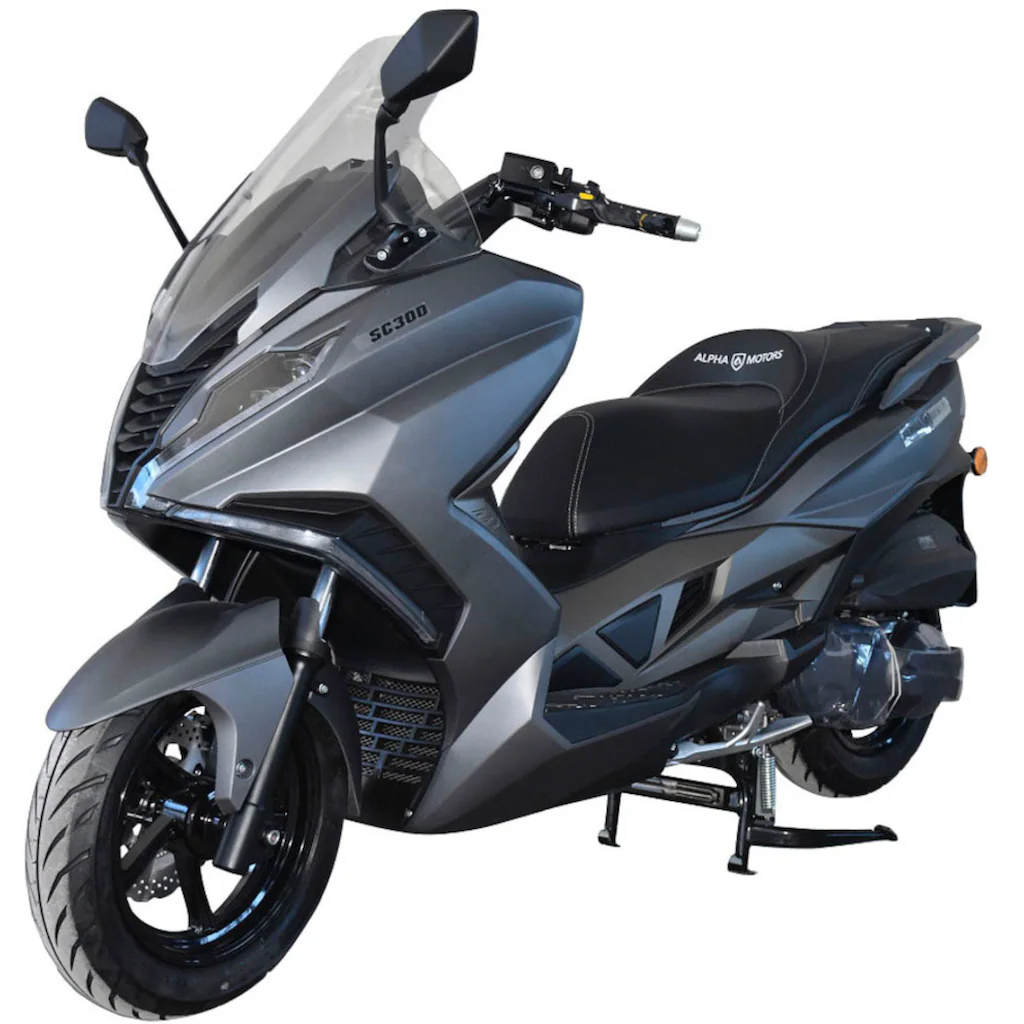 Alpha Motors Motorroller »Sport Cruiser 300« 276 cm³ 125 km/h Euro 5 23 79 PS (mit Topcase) mit integr. Alarmanlage Keyless-System USB-Anschluss und Windschild auf Rechnung online bestellen Rabatt