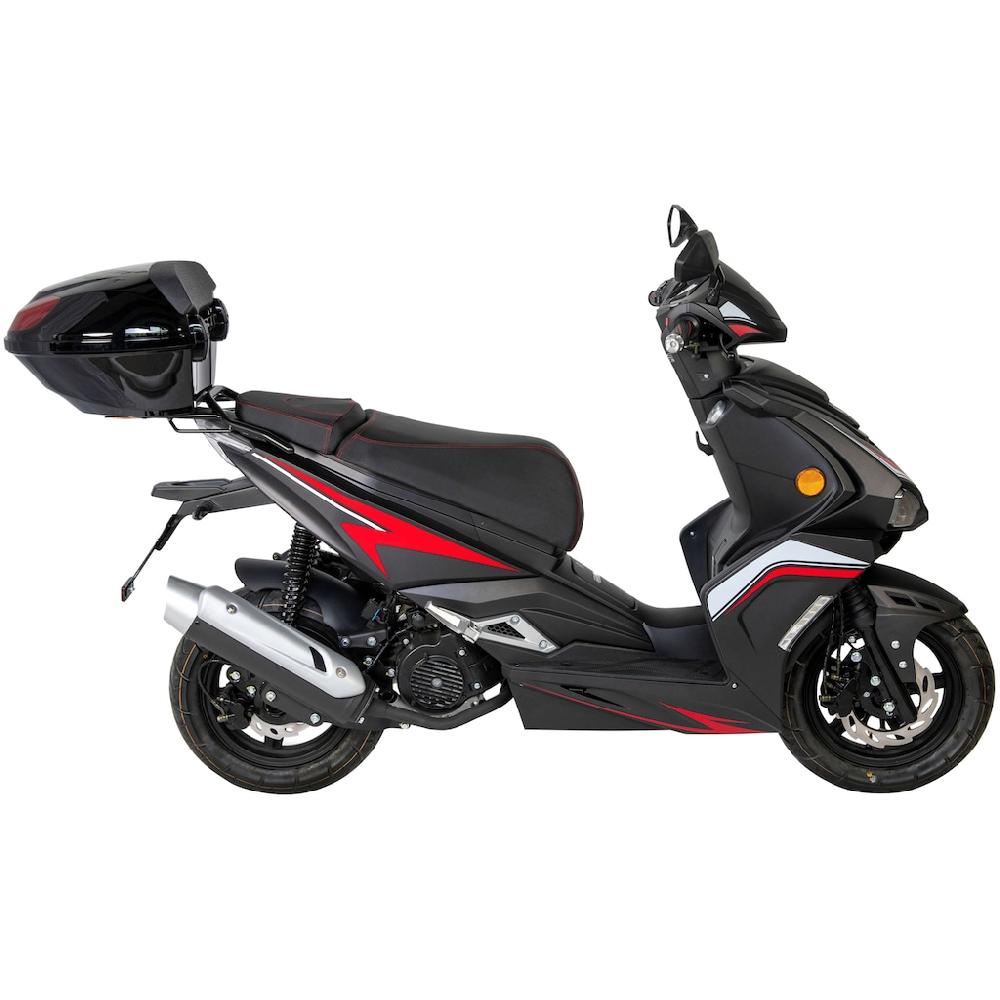 GT UNION Motorroller »Striker 125« 124 6 cm³ 85 km/h Euro 5 8 84 PS (Set mit Topcase) Luftgekühlter Motor auf Raten Begrenztes Angebot