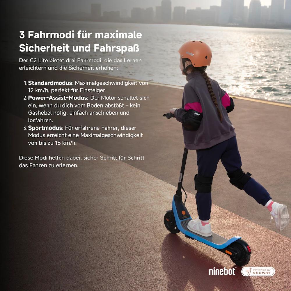 ninebot by Segway E-Scooter »KickScooter C2 Lite« Electric Scooter bis zu 14 km Reichweite Weihnachtsangebot