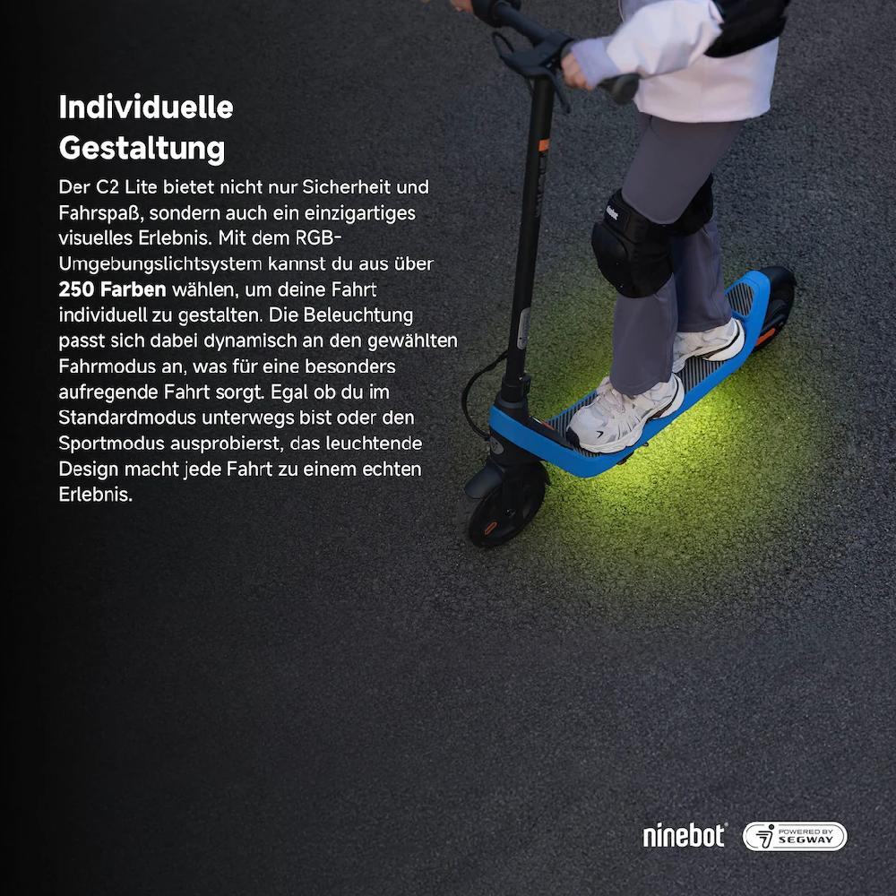 ninebot by Segway E-Scooter »KickScooter C2 Lite« Electric Scooter bis zu 14 km Reichweite Weihnachtsangebot