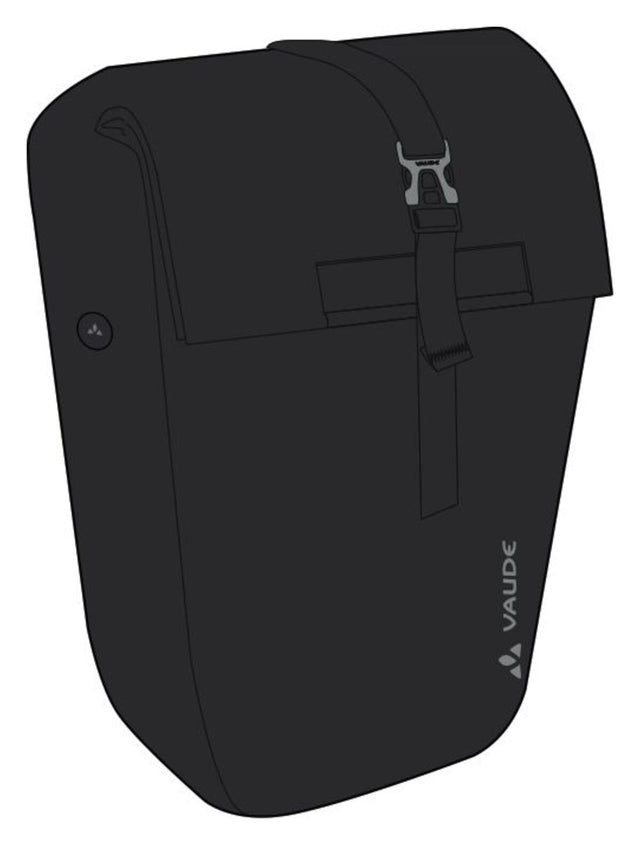 VAUDE VAUDE ReCycle Back Single Fahrradtasche schwarz &vert; 2025 Bestseller