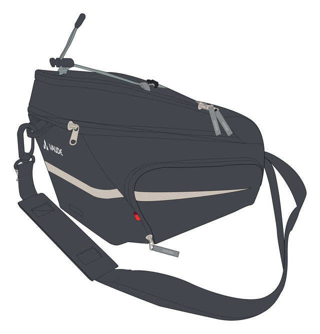 VAUDE VAUDE Silkroad Plus Gepäckträgertasche Snap-It schwarz &vert; 2025 Tägliche Deals