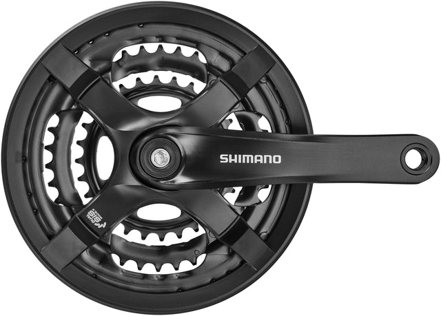 Shimano Shimano FC-TY501 Kurbelgarnitur 6/7/8-fach 48-38-28 Zähne mit Kettensc &vert; 2025 Super Sparpreis