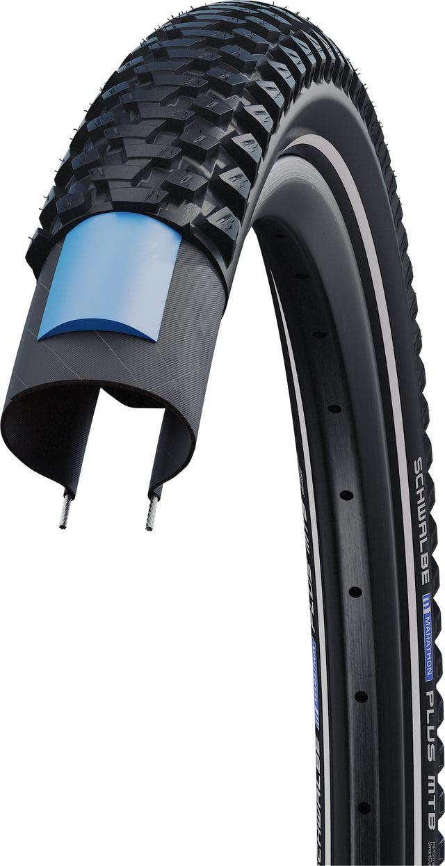 Schwalbe Schwalbe Marathon Plus MTB Drahtreifen 26x2.25" Performance SmartGuard &vert; 2025 Neueste Mode