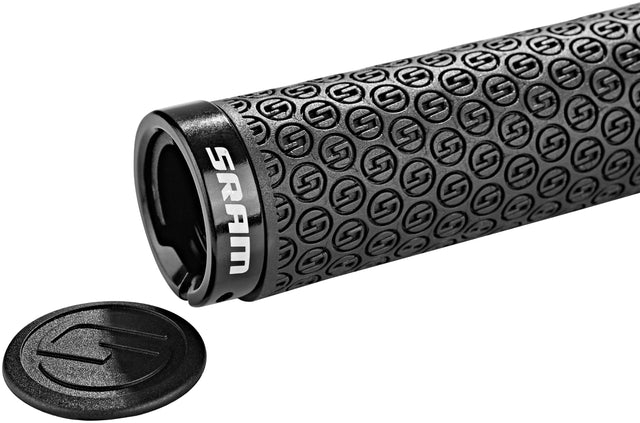 SRAM SRAM DH silicone grips mit Schraubsicherung schwarz &vert; 2025 Fabrik Onlineshop