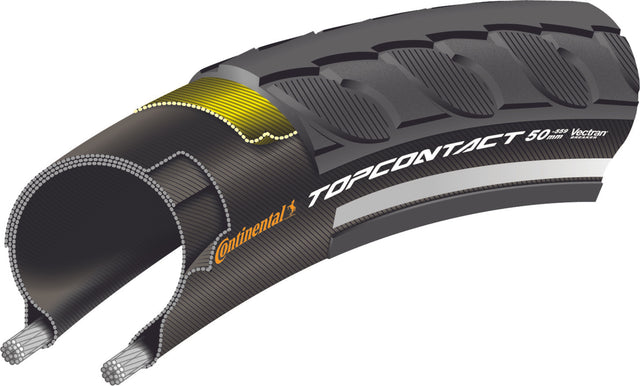Continental Continental Top Contact II Faltreifen 28" Vectran Breaker Reflex &vert; 2025 Clearance-Verkauf