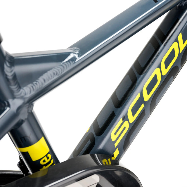 S'COOL S'COOL Junior Bikes XXlite EVO 16 Zoll 1-Gang Dark Grey/Yellow &vert; fahrrad.de Begrenztes Angebot