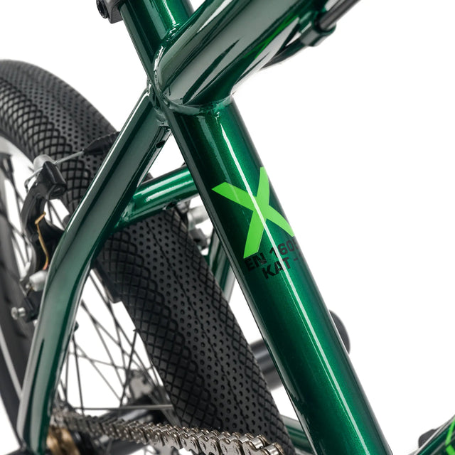 S'COOL S'COOL Junior Bikes XtriX 20 Zoll 1-Gang BMX Dark Green/Neon Green | fahrrad.de