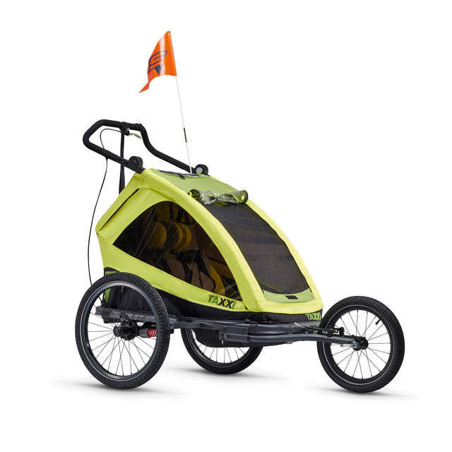 TAXXI TAXXI Kinderanhänger ELITE two Lime &vert; fahrrad.de Zeitlich begrenztes Angebot