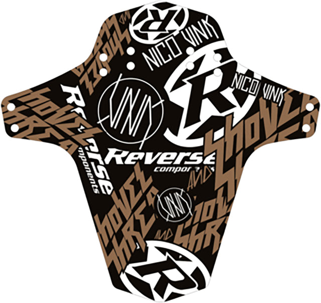 Reverse Reverse Nico Vink Stickerbomb Schutzblech schwarz/bunt | fahrrad.de