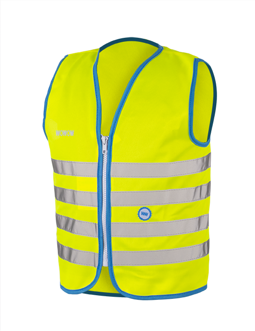 fahrrad.de u0026 Bikester Wowow Sicherheitsweste Fun Jacket für Kinder gelb | fahrrad.de