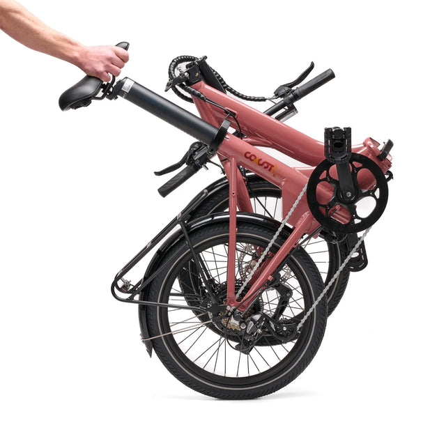 COAST Bikes COAST Bikes E-Klapprad JIFO LIGHT 7-Gang Rose &vert; fahrrad.de Fabrik Onlineshop