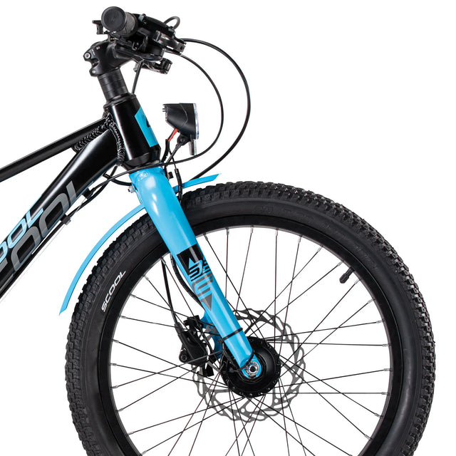 S'COOL S'COOL Junior Bikes XXlite evo disc 20 Zoll 7-Gang Black/Blue &vert; fahrrad.de Top Angebot