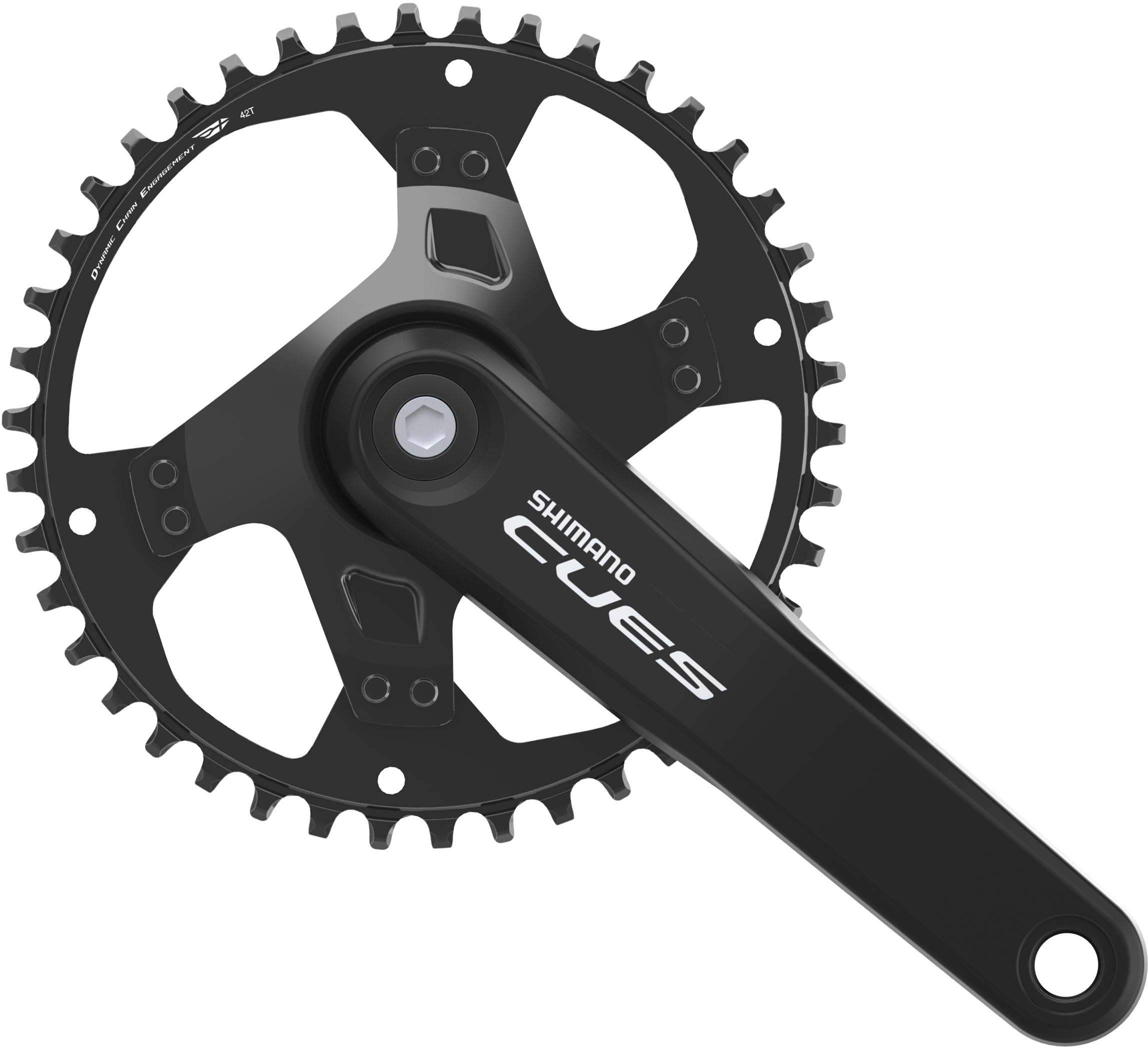 Shimano Shimano Cues FC-U4000-1 Kurbelgarnitur 9/10/11-fach 42Z | fahrrad.de