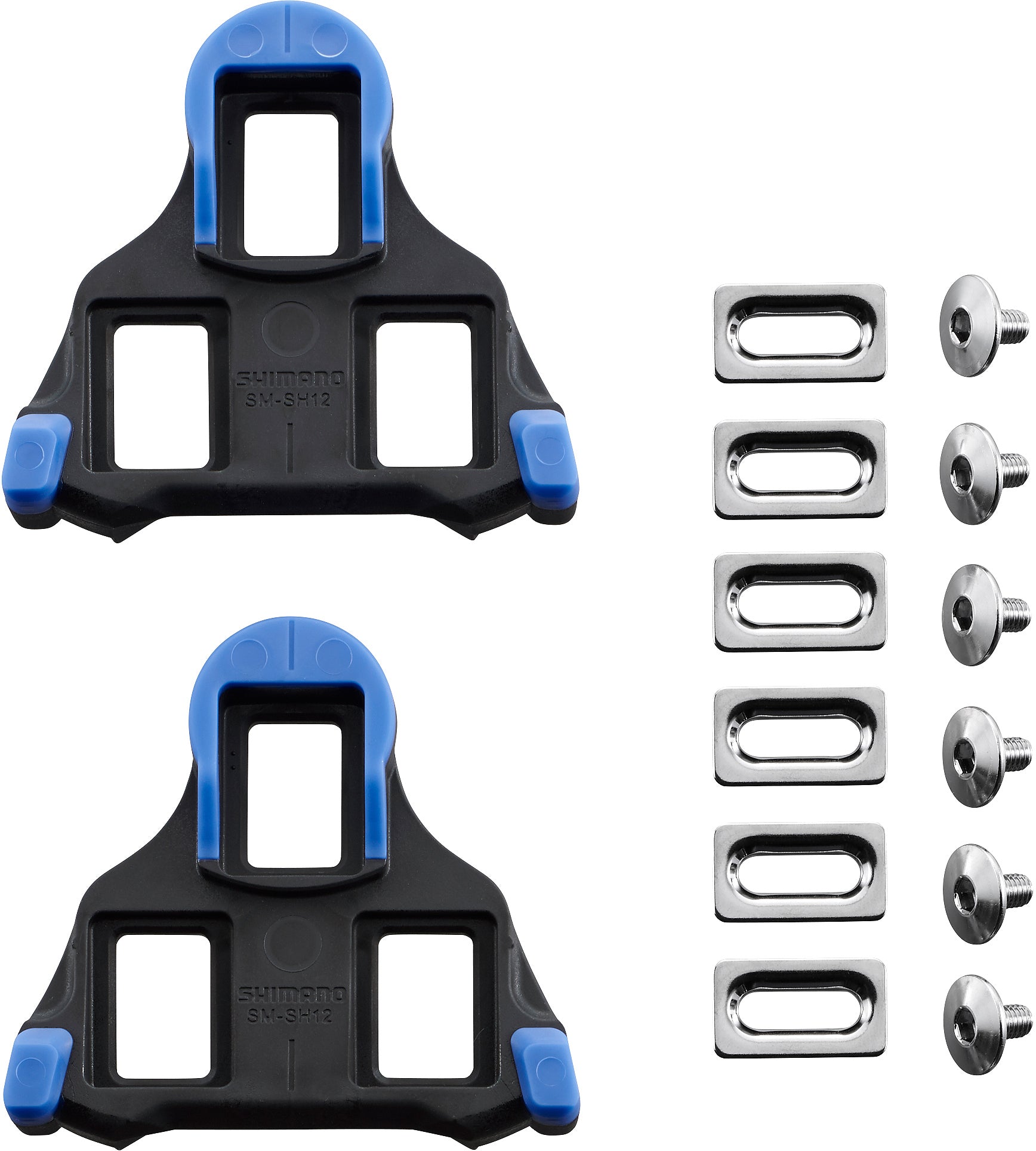 Shimano Shimano SM-SH12 Cleat Kit für SPD-SL Pedale schwarz/blau | fahrrad.de