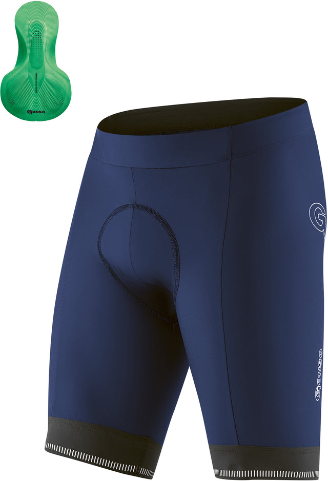 Gonso Gonso Sitivo Shorts mit Festem Sitzpolster Herren blau &vert; fahrrad.de Saisonschlussverkauf