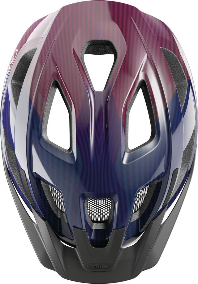 ABUS ABUS Aduro 3.0 LED Helm Urban purple waves &vert; fahrrad.de Osterangebot