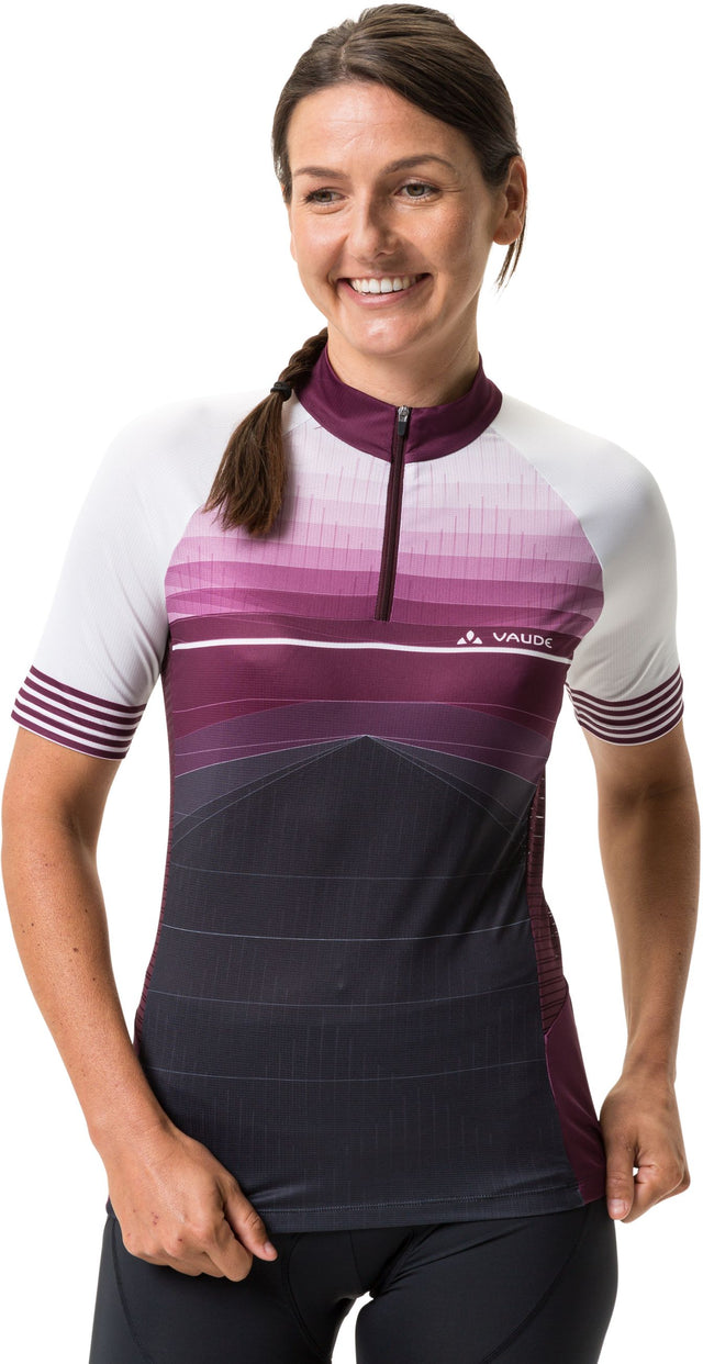 VAUDE VAUDE Posta Trikot mit 1/2 Reißverschluss Damen lila &vert; fahrrad.de VIP-Rabatte
