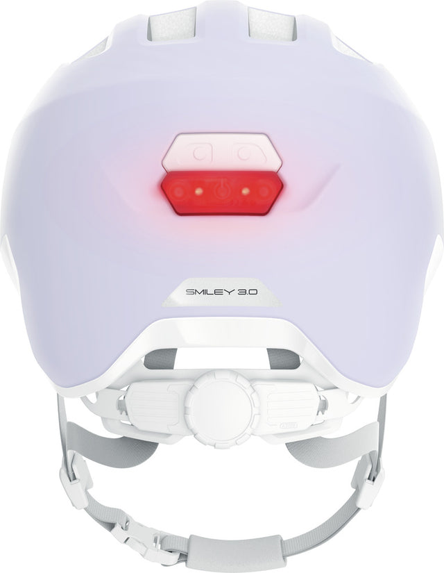 ABUS ABUS Smiley 3.0 ACE LED Helm Kids pure lavender &vert; fahrrad.de Letzter Tag