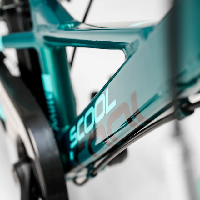 S'COOL S'COOL Junior Bikes XXlite EVO 16 Zoll 1-Gang Dark Green/Mint &vert; fahrrad.de Super Rabatt
