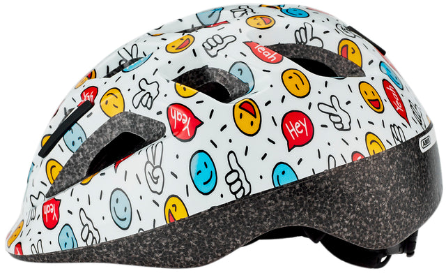 ABUS ABUS Smooty 2.0 Helm Kids weiß smiley &vert; fahrrad.de Bis zu 65% Rabatt