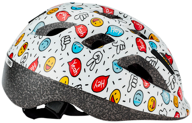 ABUS ABUS Smooty 2.0 Helm Kids weiß smiley &vert; fahrrad.de Bis zu 65% Rabatt
