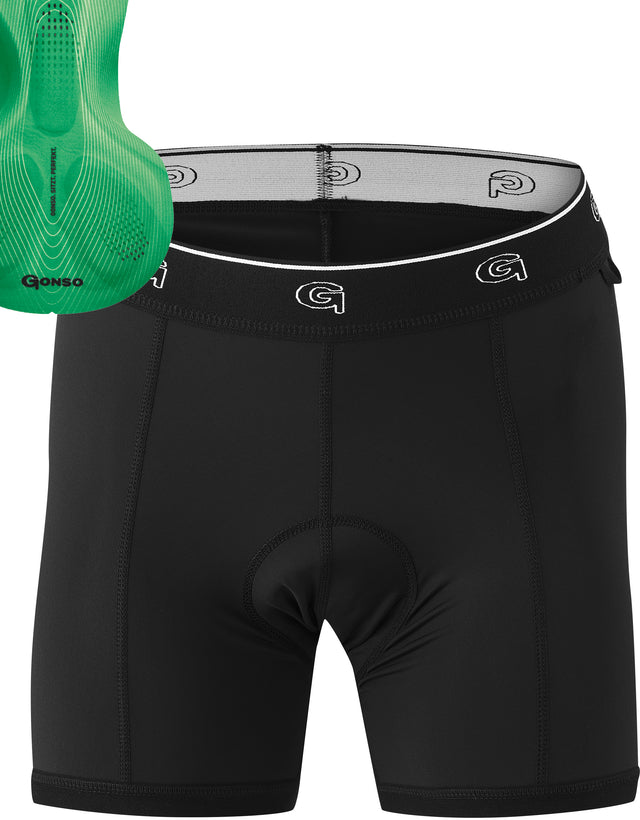 Gonso Gonso Sitivo Fahrradshorts mit Mittlerem Sitzpolster Damen schwarz &vert; fahrrad.de Nur noch ein Tag übrig