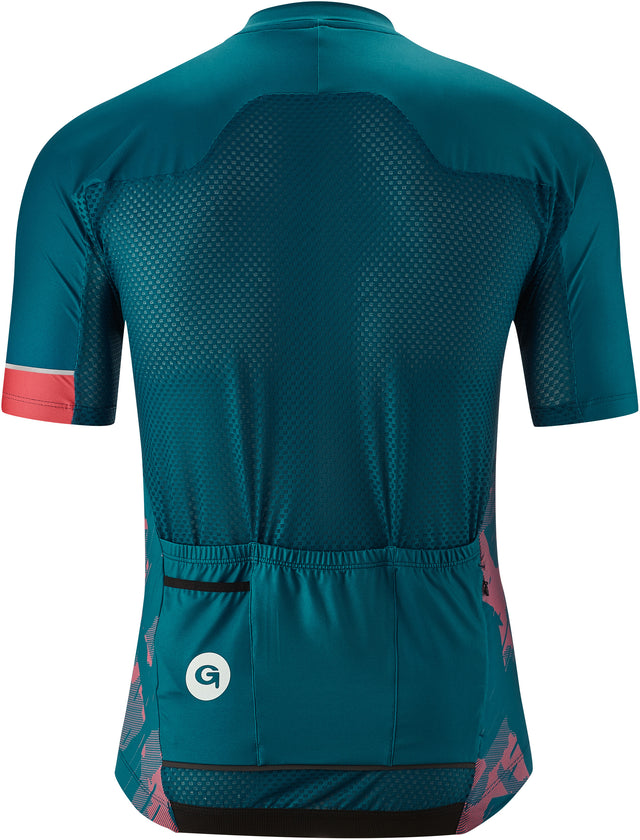 Gonso Gonso Ardole Kurzarm Full-Zip Fahrradtrikot Herren petrol | fahrrad.de