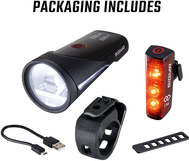 SIGMA Sigma Aura 100 Beleuchtungsset inkl. Blaze Link &vert; fahrrad.de Online Shopping