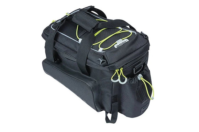 Basil Basil Miles Trunkbag XL Pro Gepäckträgertasche 9-36l schwarz/grün | fahrrad.de