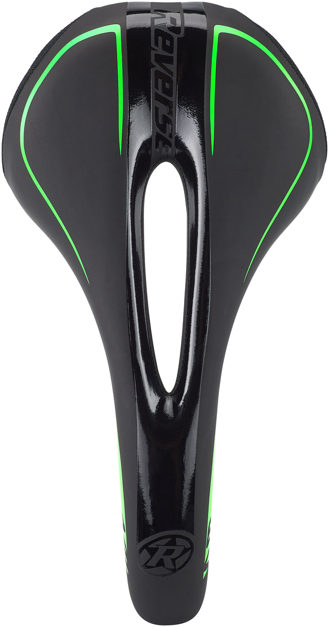 Reverse Reverse AM Ergo Sattel schwarz/grün &vert; fahrrad.de Zeitbegrenzte Promotion