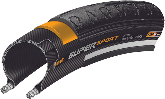 Continental Continental Super Sport Plus Drahtreifen 28-622 schwarz &vert; fahrrad.de Sonderangebot der Fabrik