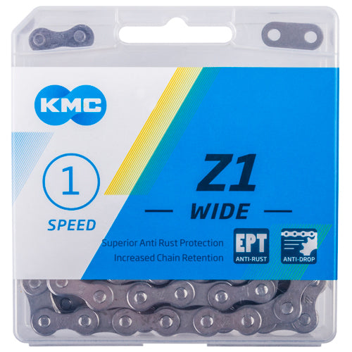 KMC KMC Z1 Wide EPT Kette 128 Kettenglieder grau &vert; fahrrad.de Kostenloser Versand international