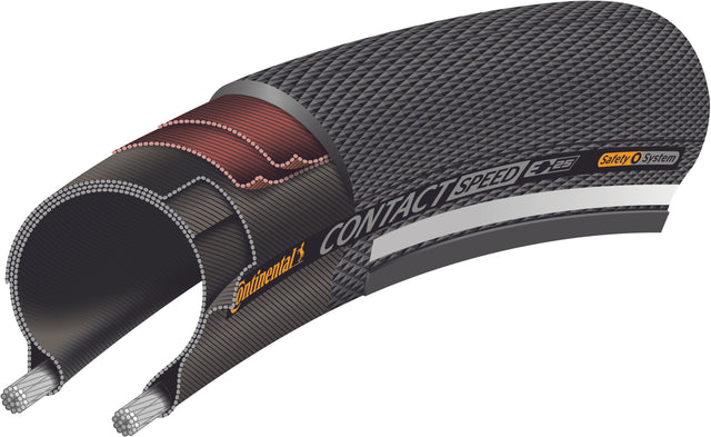 Continental Continental Contact Speed Drahtreifen Double Safety System Breaker 26" &vert; fahrrad.de Speichern exportieren
